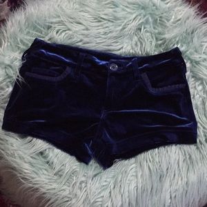 Blue Velvet Vera Wang Shorts